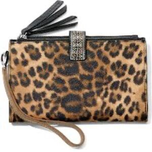 Retired Brighton African Stories double zip wallet, wristlet